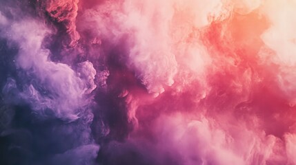 Naklejka premium Vibrant Smoke Explosion in Vibrant Colors