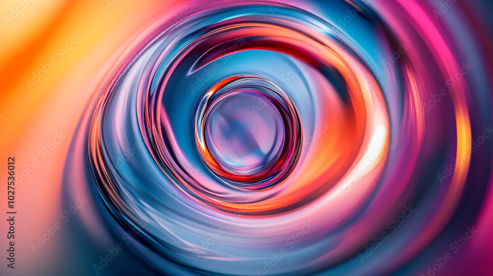 Poster colorful swirling patterns create a vibrant abstract design with rich hues and dynamic movements