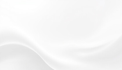 Clean white with a minimal wavy line Background design