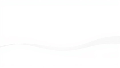 Clean white with a minimal wavy line Background design