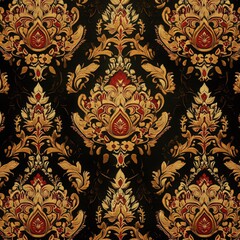 Traditional Floral Pattern in Rich Colors