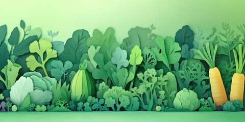 Fresh organic green vegetables, Fresh organic green vegetables assortment