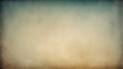 Obraz premium Aged parchment with textured canvas pattern, framed by vintage sepia design, blank page for antique wall decor