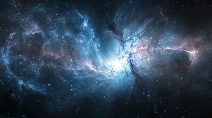 Fototapeta premium Majestic Celestial Swirls: Cosmic Beauty Unveiled