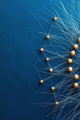 Obraz premium Arranged graph lines symbolizing teamwork and sustainable growth
