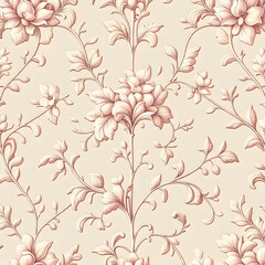 seamless pattern with flowers	
