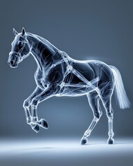 Horse in Physiotherapy Session for Recovery and Healing