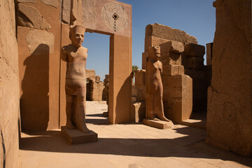 Karnak Temple, Ancient Egyptian Temple. Thebes, Karnak, Luxor, Egypt