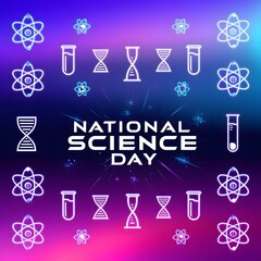 National science day background design