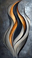 Obraz premium Art for Frames, Minimalist Painting, Abstract, Geometric, Floral, Wallpaper, Smartphone Cover and Screen, PC, Laptop, 9:16 and 16:9 Format