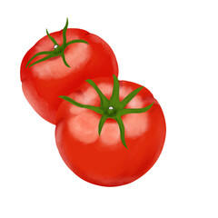 two tomato red together