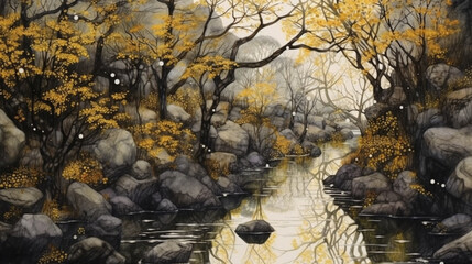 Obraz premium the beauty of the waves shining in the sun