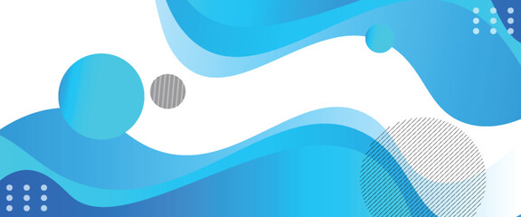 Liquid abstract background. social media fluid vector banner template design with blue color, web sites.