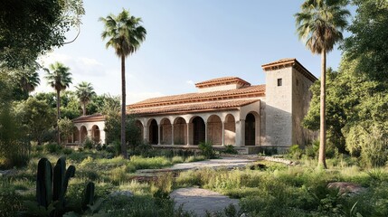 The restoration of a historic architectural site, preserving its cultural and national significance.