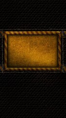 Creative picture frame illustration, artistic text or images placeholder mock up template