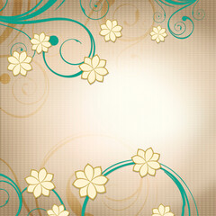 Naklejka premium Creative picture frame illustration, artistic text or images placeholder mock up template