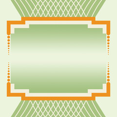 Creative picture frame illustration, artistic text or images placeholder mock up template