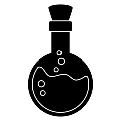 illustration of a flask
