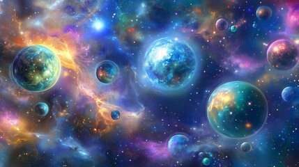 background with space
