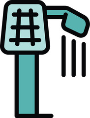 Solar panel generating electricity for a city street light, using renewable energy to illuminate urban areas