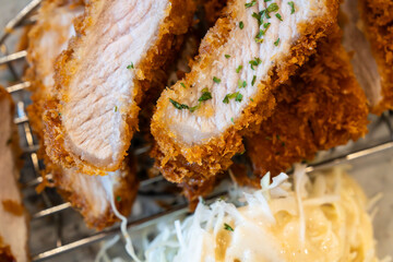Pork Cutlet on the plate