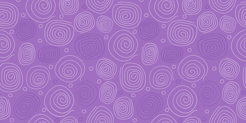 Pattern abstract shapes, drawings curls. Lines, circles, spirals. Vector simple seamless background. Doodles.