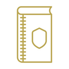 Bookbinding icon design