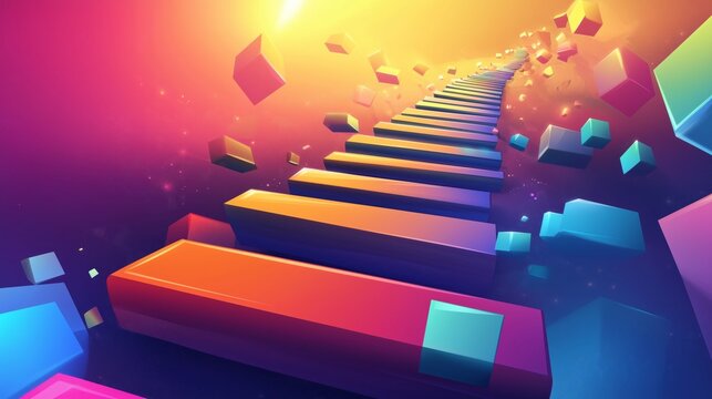 Abstract Leaderboard Game Vectors design