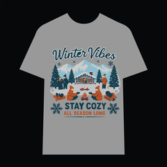 Eye-catching T-shirt design for winter 