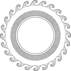 Sketch vector illustration silhouette design icon logo symbol decoration ornament rosette mandala classic vintage ethnic traditional