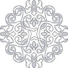 Sketch vector illustration silhouette design icon logo symbol decoration ornament rosette mandala classic vintage ethnic traditional