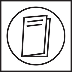 Magazine icon design