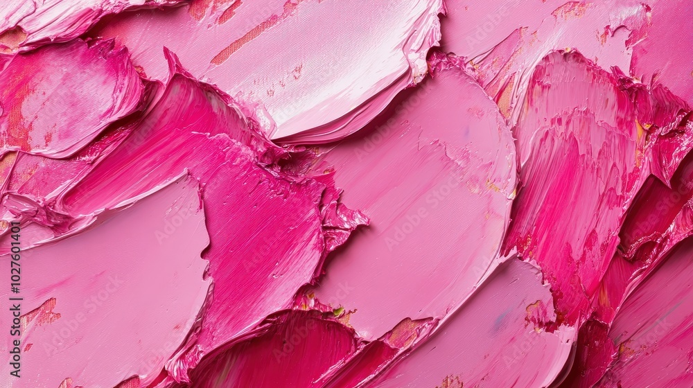 Fototapete swirls of rich pink paint create a visually striking texture, highlighting the depth and artistry in