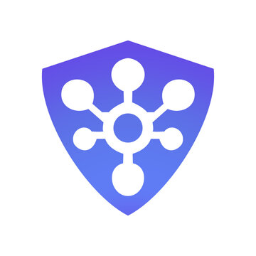 This logo is for a software application with an attractive, modern and simple design colored with gradient purple.