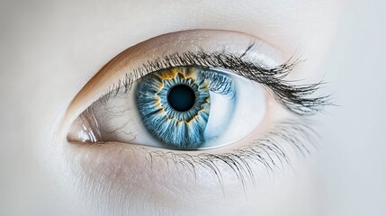 image of the eye. on a white background