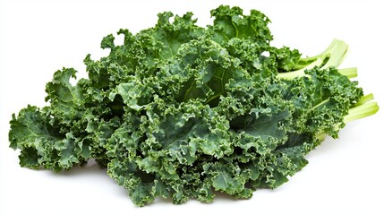 Fototapeta premium image of the kale. on a white background. cut off 