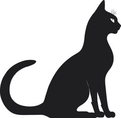 Cat Silhouette Vector Art for High-Quality Design
