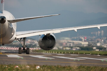 Wide-body aircraft.
