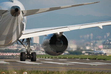 Wide-body aircraft.