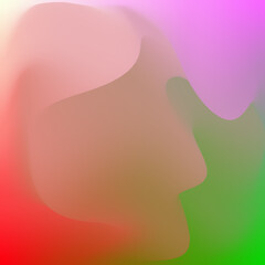 Abstract, modern and colorful mesh gradient Background, latest trend.