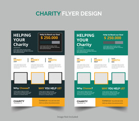 Charity Event Flyer Template: Promote Fundraising, Donations, and Community Support with Professional Design