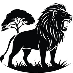 lion vector illustration