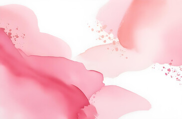 Obraz premium Elegant Pink Watercolor Splash Background for Design Projects.