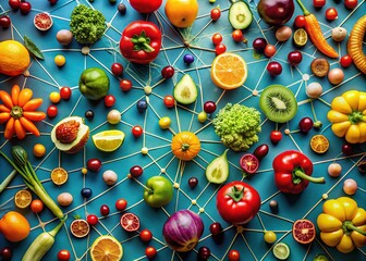 Food Photography for Human Resource and Recruitment Management Concept in World Wide Web