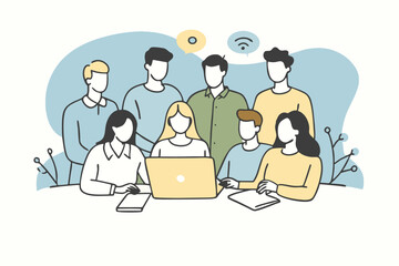 social network concept