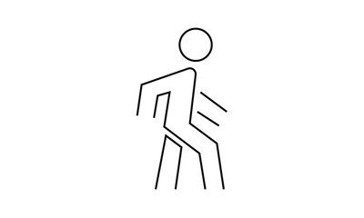 Walk vector icon