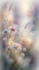 Water paint art with clear details illusion