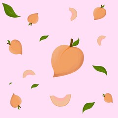 A sweet peach background that you will love and want to try.