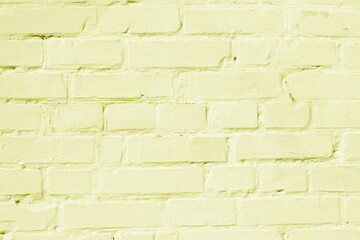 Brick wall with unusual yellow bricks