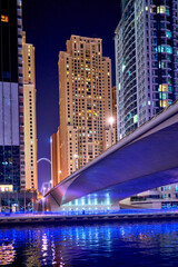 Naklejka premium Architecture of Dubai city in Arab Emirates